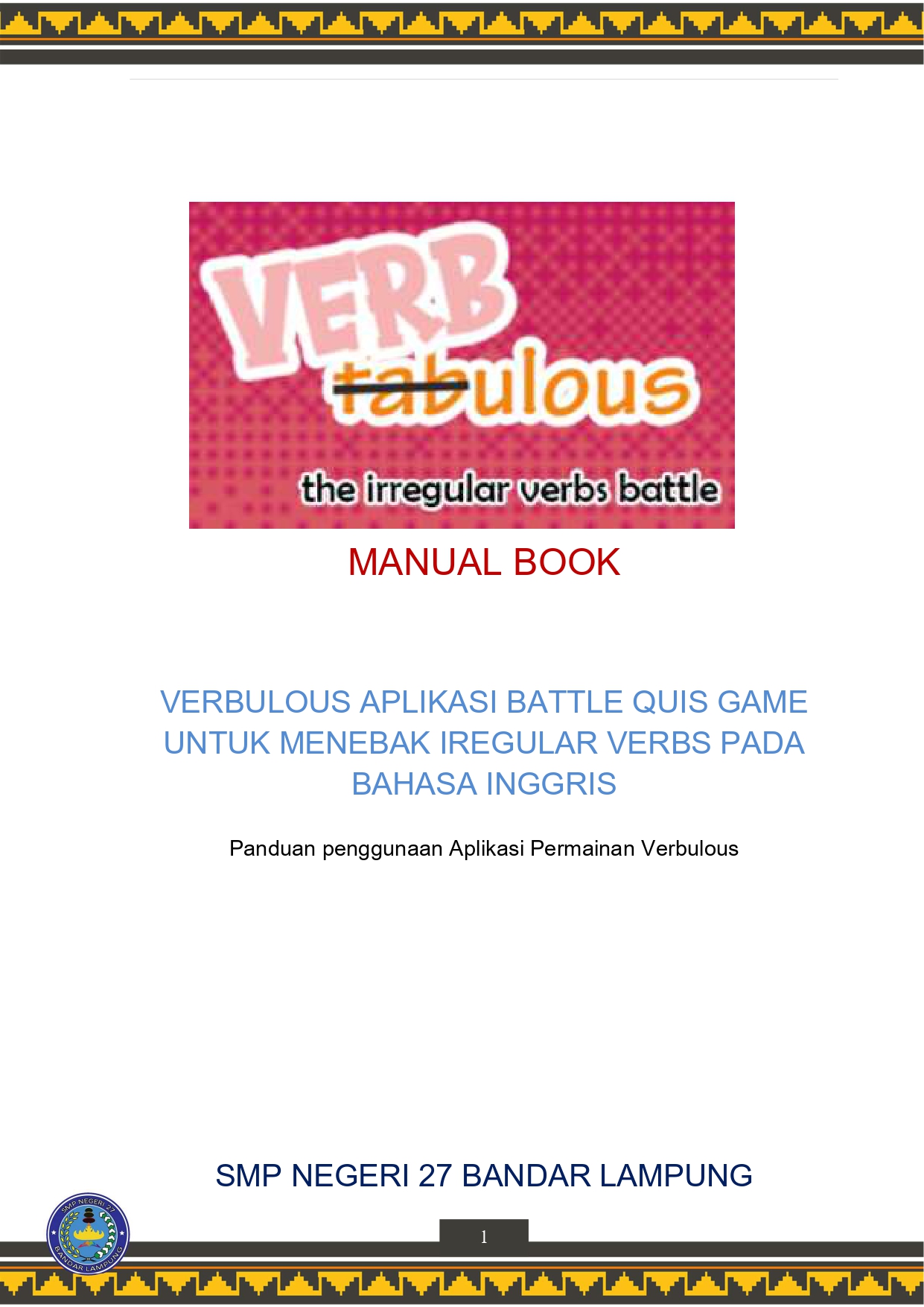Panduan English Battle